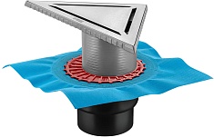 BERGES Wasserhaus Душевой трап Zentrum Norma 090473 хром матовый